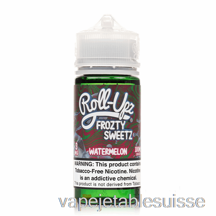 Vape Suisse Pastèque Punch Ice - Jus Roll-upz - 100ml 3mg